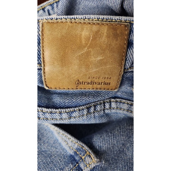 Stradivarius Women's Blue  Fly Zip Five Pockets‎ Style Jeans Size 38 - Picture 6 of 7